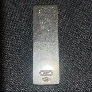 Silver Money Clip Tiffany co sterling silver